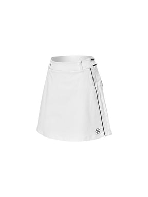 コーデュロイ 配色パイピング スカート (単品)