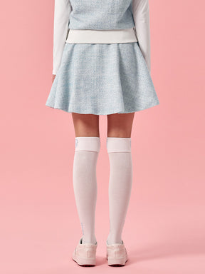 ソフト ツイード フレアスカート (単品)