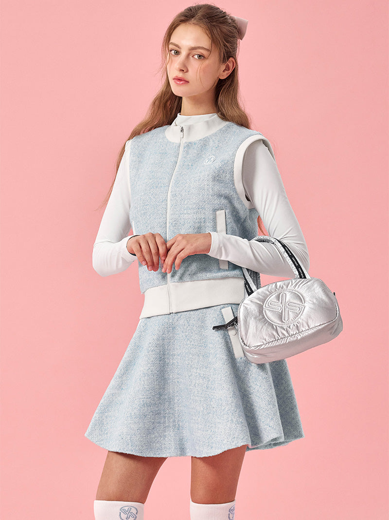 ソフト ツイード フレアスカート (単品)