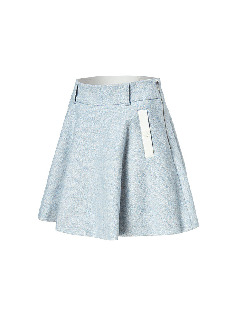 ソフト ツイード フレアスカート (単品)