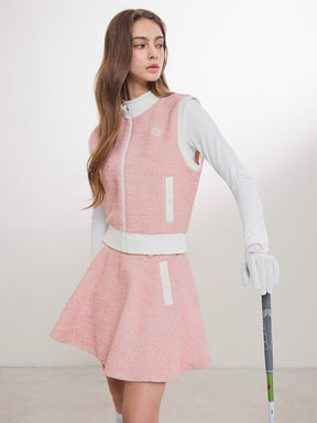 ソフト ツイード フレアスカート (単品)