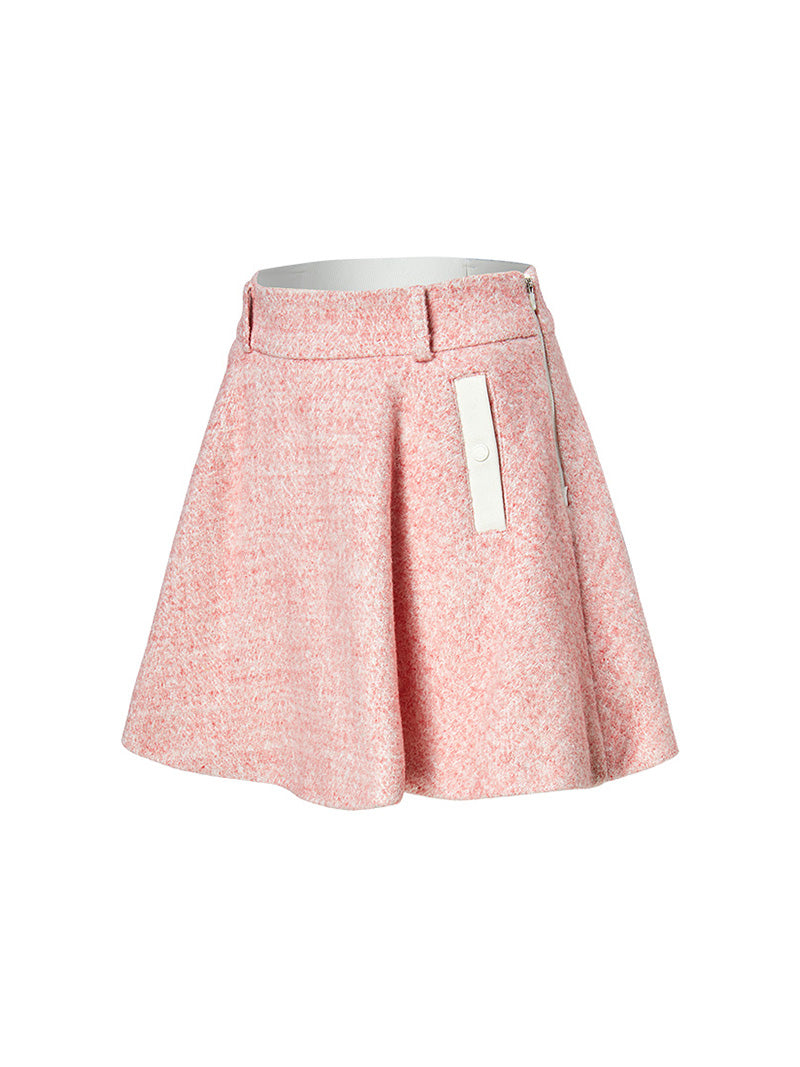 ソフト ツイード フレアスカート (単品)