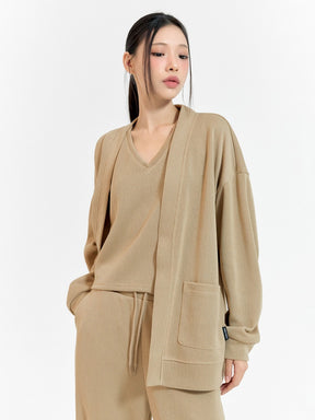 コージー オーバーフィット カーディガン (単品)