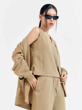 コージー オーバーフィット カーディガン (単品)