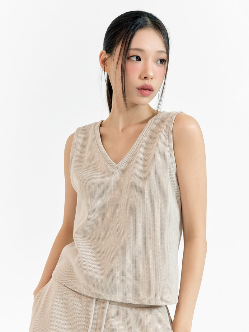 コージー Vネック ノースリーブ (単品)