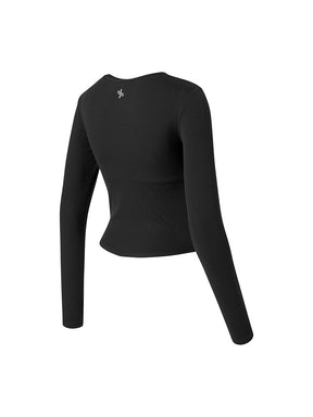 BLACK LABEL シグネチャー パワーライズ カットアウト パッド付き 長袖