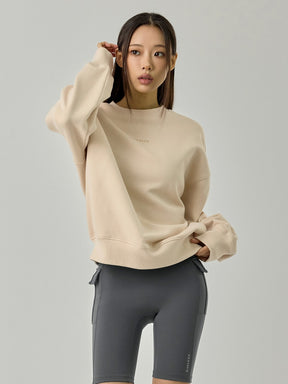 裏起毛 ソフトタッチ ルーズフィット トレーナー (単品)