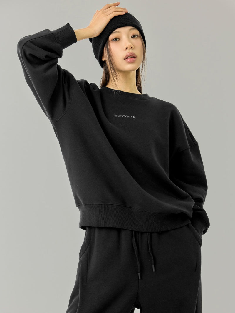 裏起毛 ソフトタッチ ルーズフィット トレーナー (単品)