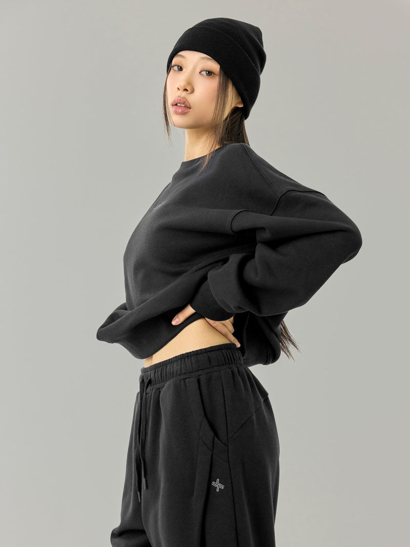 裏起毛 ソフトタッチ ルーズフィット トレーナー (単品)