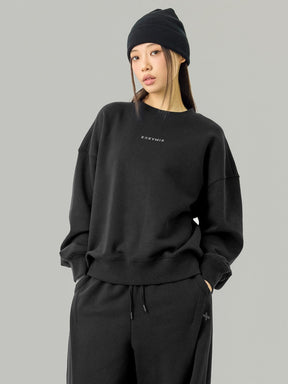 裏起毛 ソフトタッチ ルーズフィット トレーナー (単品)