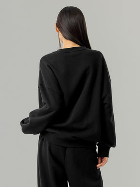 裏起毛 ソフトタッチ ルーズフィット トレーナー (単品)