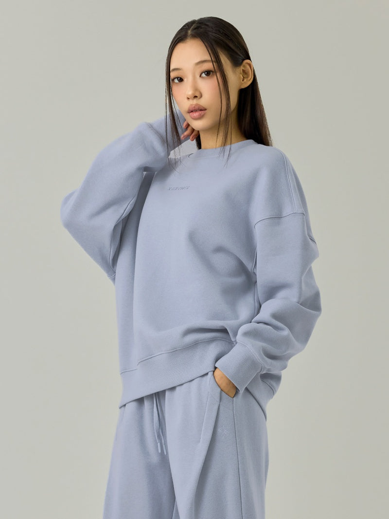 裏起毛 ソフトタッチ ルーズフィット トレーナー (単品)