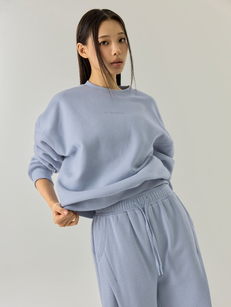 裏起毛 ソフトタッチ ルーズフィット トレーナー (単品)