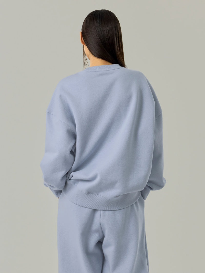 裏起毛 ソフトタッチ ルーズフィット トレーナー (単品)