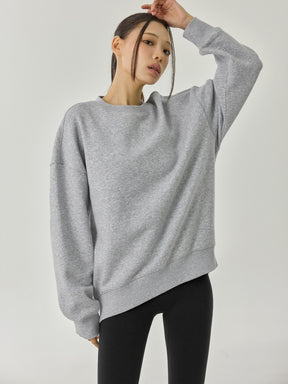 裏起毛 ソフトタッチ ルーズフィット トレーナー (単品)