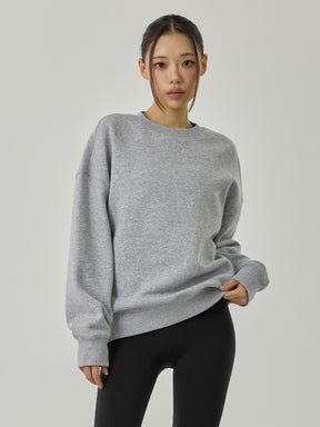 裏起毛 ソフトタッチ ルーズフィット トレーナー (単品)