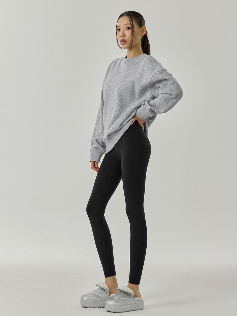 裏起毛 ソフトタッチ ルーズフィット トレーナー (単品)