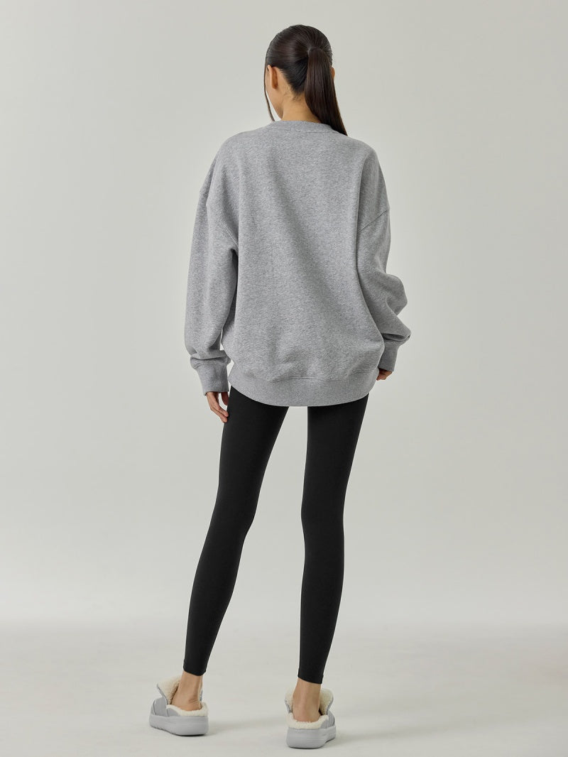 裏起毛 ソフトタッチ ルーズフィット トレーナー (単品)