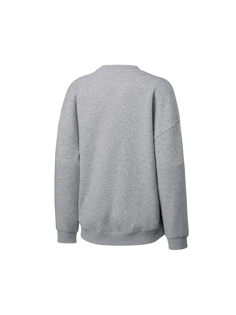 裏起毛 ソフトタッチ ルーズフィット トレーナー (単品)