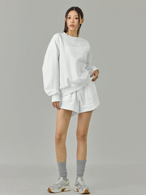 裏起毛 ソフトタッチ ルーズフィット トレーナー (単品)