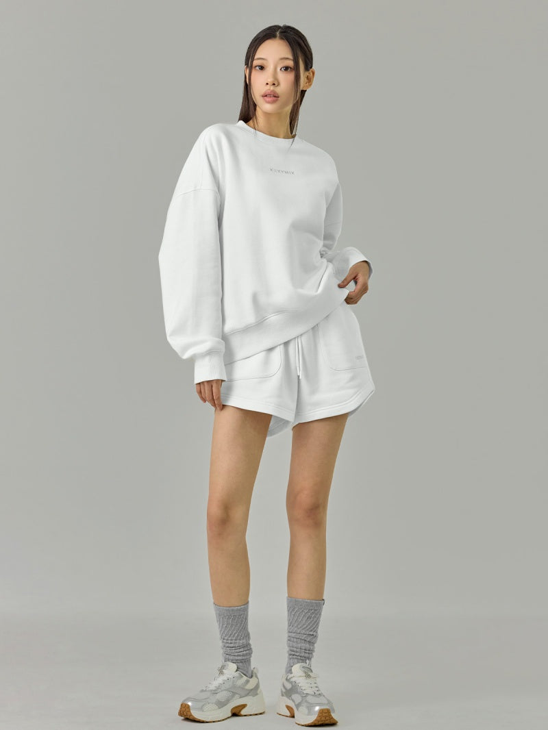 裏起毛 ソフトタッチ ルーズフィット トレーナー (単品)