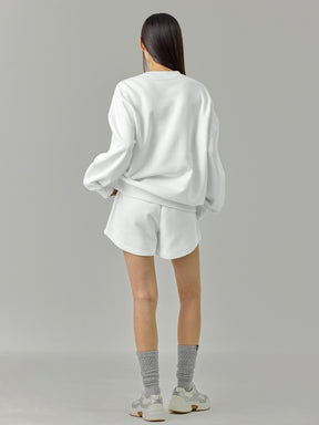 裏起毛 ソフトタッチ ルーズフィット トレーナー (単品)