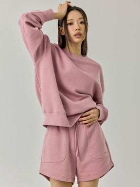 裏起毛 ソフトタッチ ルーズフィット トレーナー (単品)