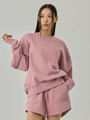 裏起毛 ソフトタッチ ルーズフィット トレーナー (単品)