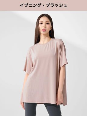 【夏まとめ買い】ICE FEATHER LIGHT ルーズフィット 半袖