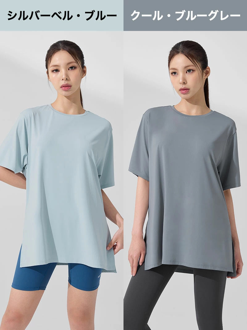【夏まとめ買い】ICE FEATHER LIGHT ルーズフィット 半袖