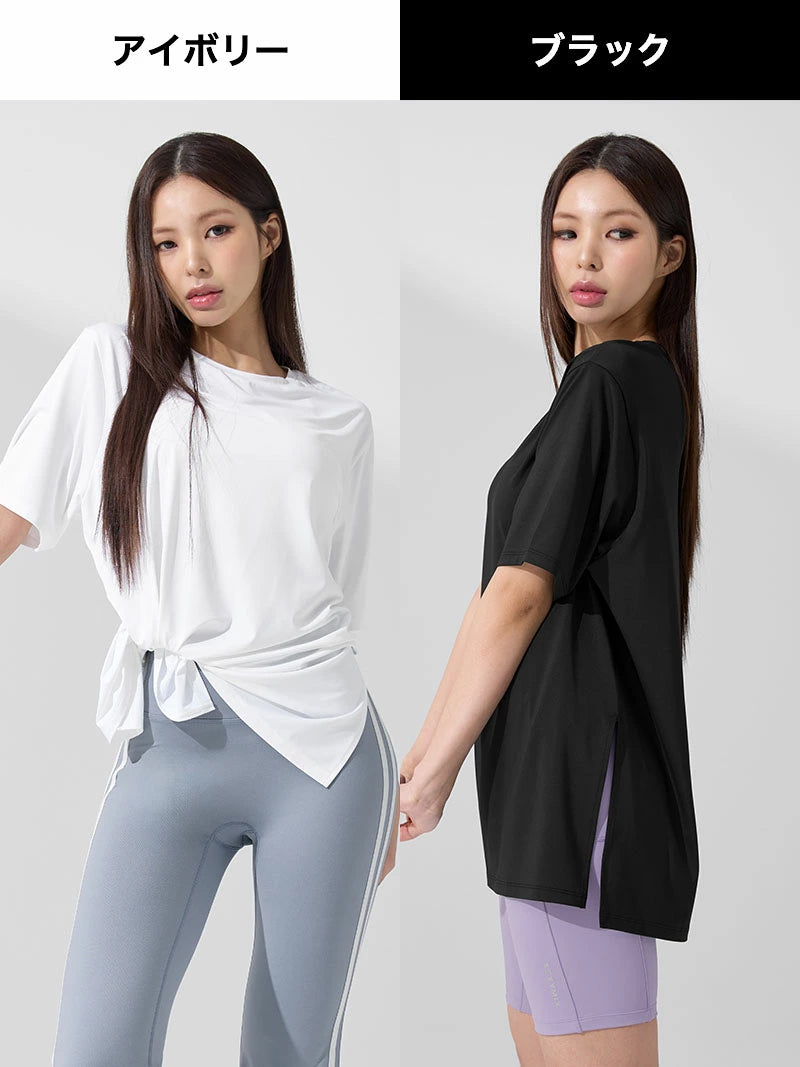 【夏まとめ買い】ICE FEATHER LIGHT ルーズフィット 半袖