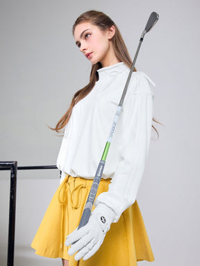 リボン付き ハイネック 長袖