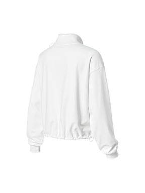 リボン付き ハイネック 長袖