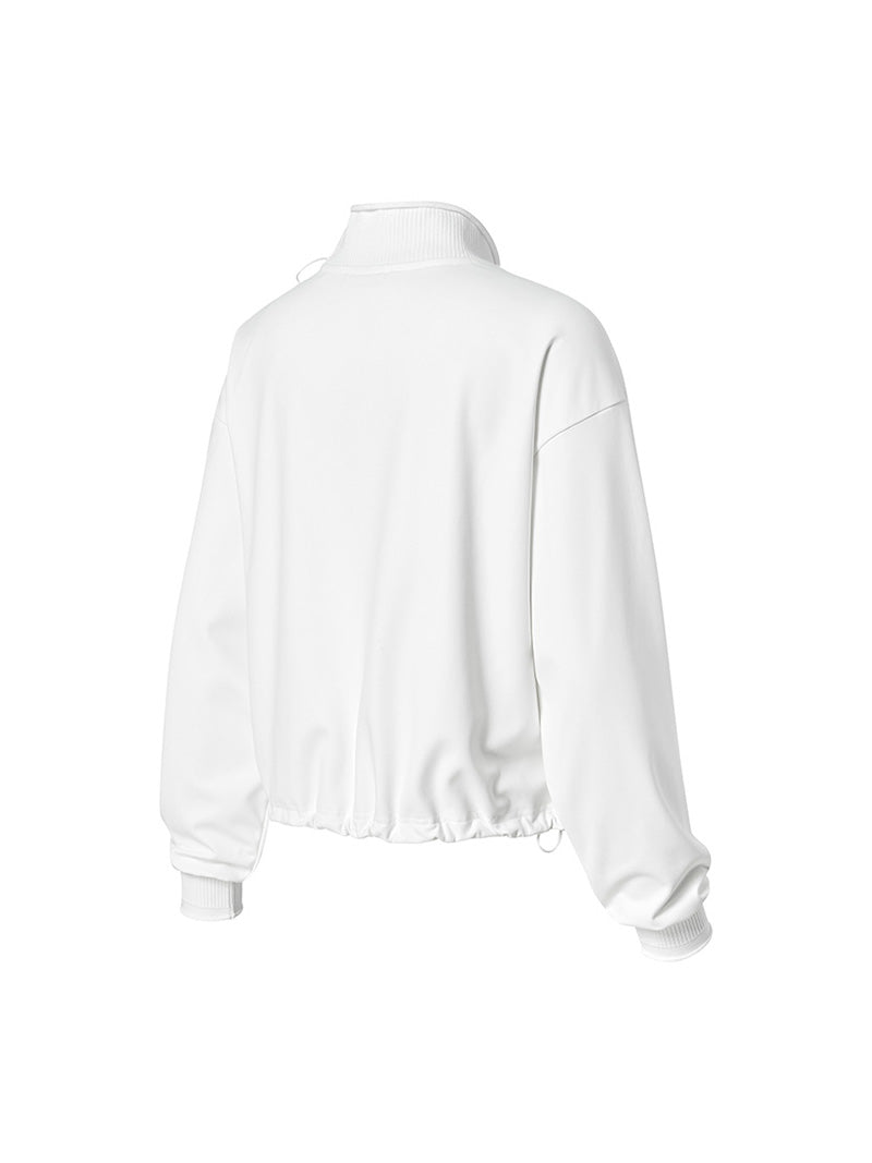 リボン付き ハイネック 長袖