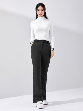 リブ編み タートルネック ニット