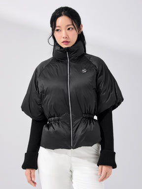 グロウ 取り外し袖 ダウンジャンパー