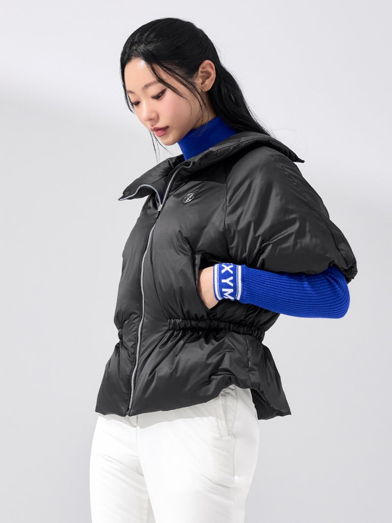 グロウ 取り外し袖 ダウンジャンパー