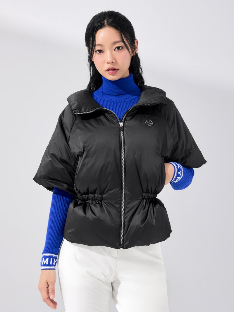 グロウ 取り外し袖 ダウンジャンパー