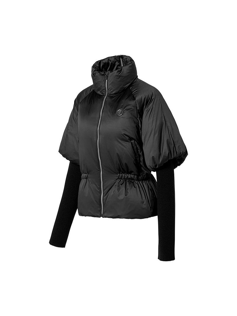 グロウ 取り外し袖 ダウンジャンパー