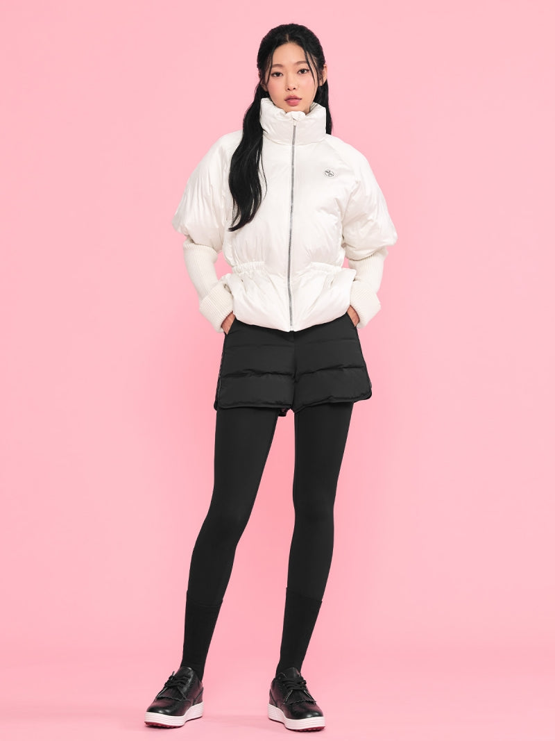 グロウ 取り外し袖 ダウンジャンパー