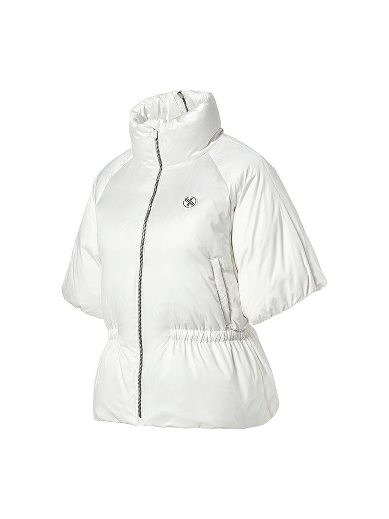 グロウ 取り外し袖 ダウンジャンパー