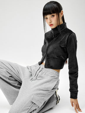 ベロア コーデュロイ ジップアップ (単品)