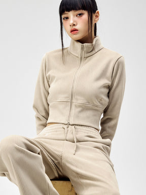 ベロア コーデュロイ ジップアップ (単品)