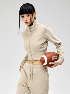 ベロア コーデュロイ ジップアップ (単品)