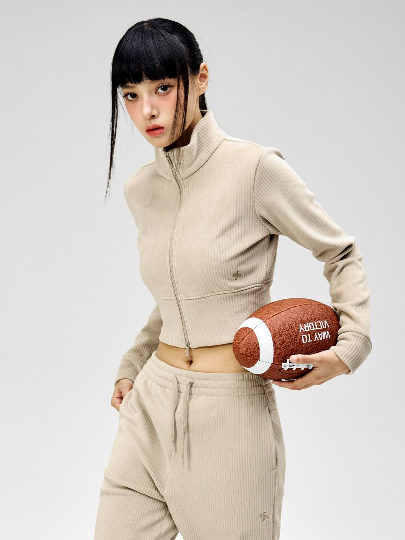 ベロア コーデュロイ ジップアップ (単品)