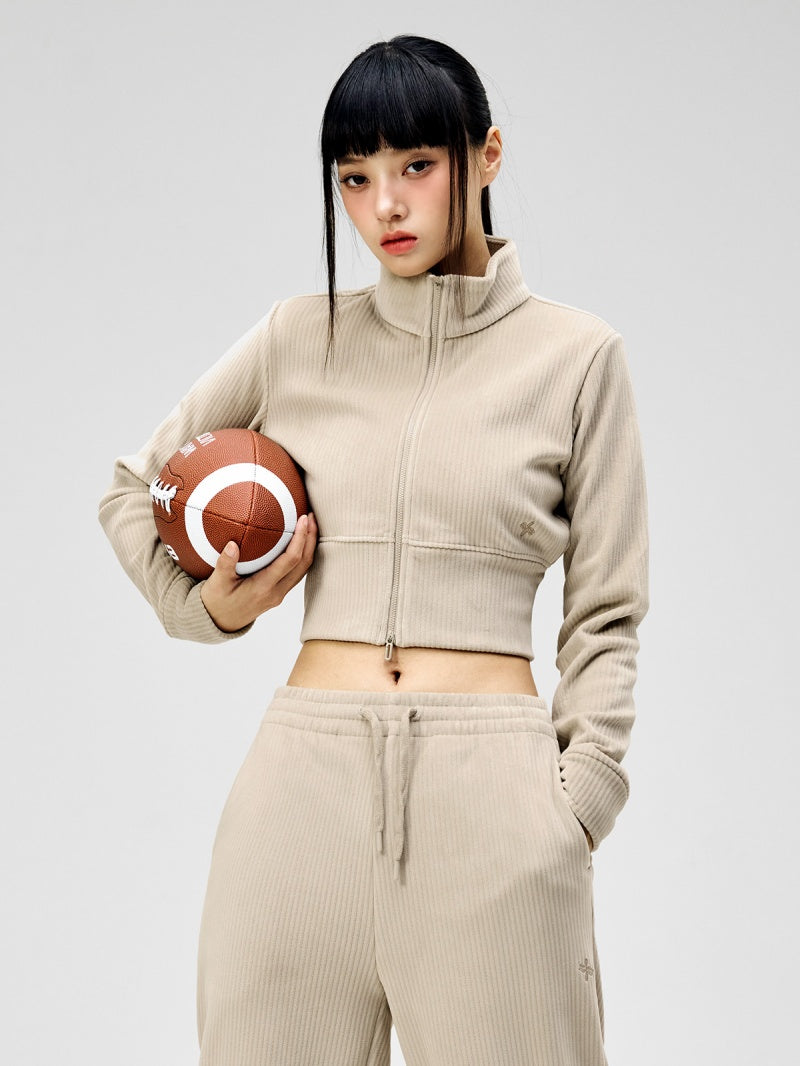 ベロア コーデュロイ ジップアップ (単品)