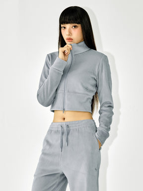 ベロア コーデュロイ ジップアップ (単品)