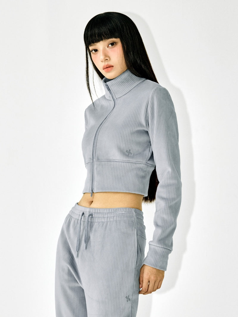 ベロア コーデュロイ ジップアップ (単品)