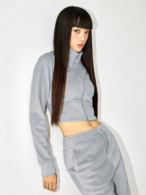 ベロア コーデュロイ ジップアップ (単品)