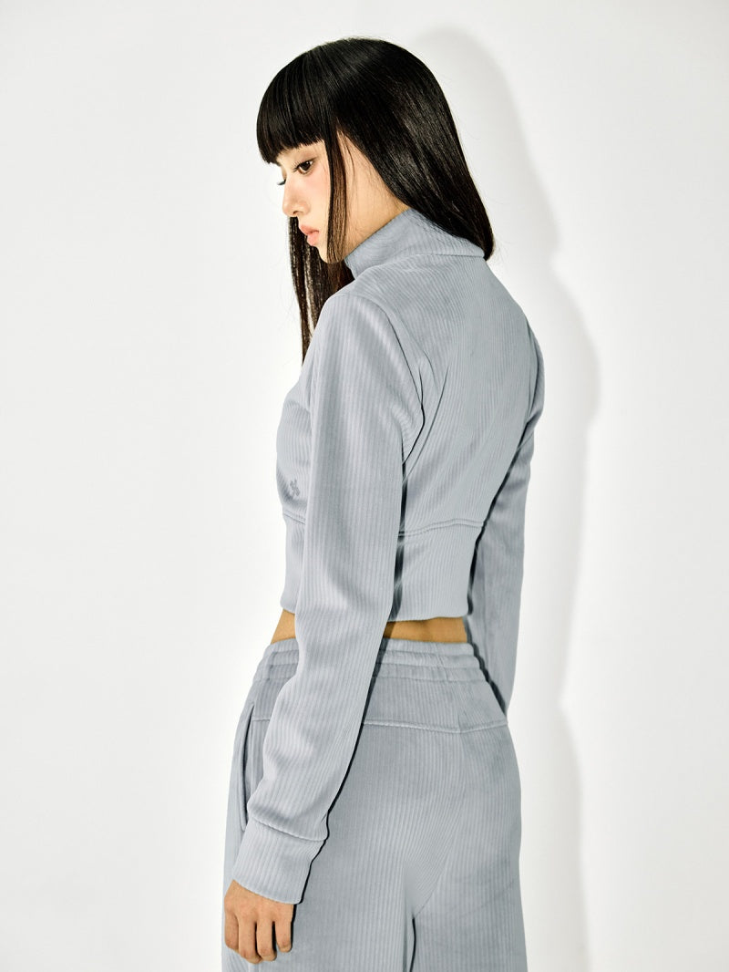 ベロア コーデュロイ ジップアップ (単品)